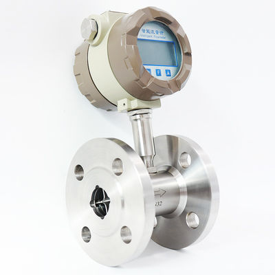 Đồng hồ đo lưu lượng nước kỹ thuật số WNK IP65 Loại tuabin 4-20mA Độ chính xác cao
