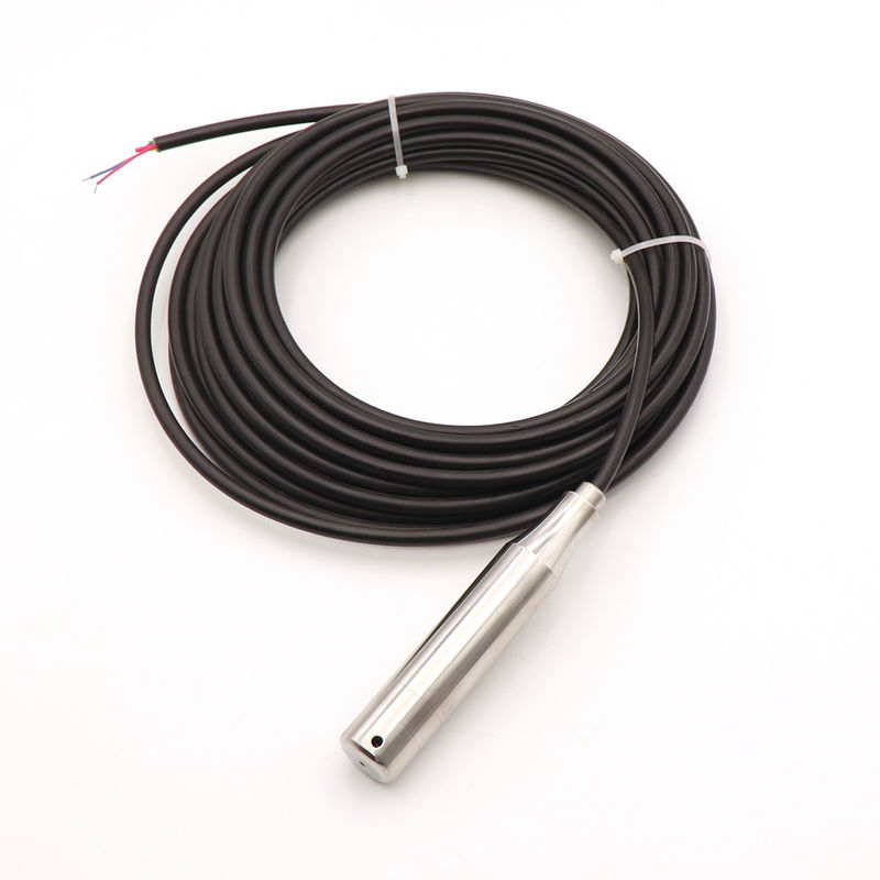 Bộ cảm biến mức độ chìm bằng cáp polyvinyl fluoride với độ ổn định 0,25% FS / năm và phạm vi nhiệt độ -20C-80C
