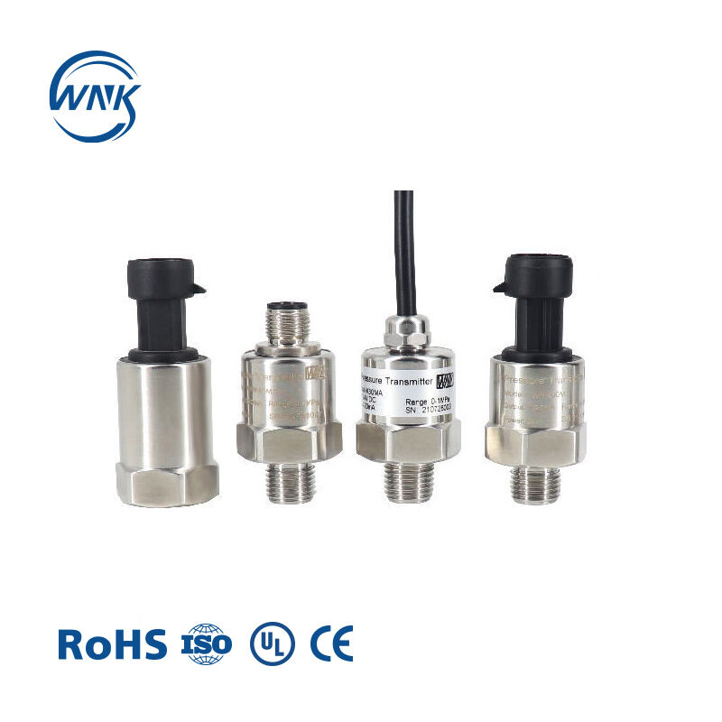 WNK G1/4 1/8NPT Ren M12 Đầu nối 100Psi Xử lý nước uống Máy nén khí Cảm biến áp suất Đầu dò Máy phát