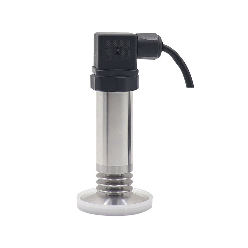 Cảm biến áp suất vệ sinh CE 316L, Máy phát áp suất màng phẳng cho bể sữa và chế biến nước ép