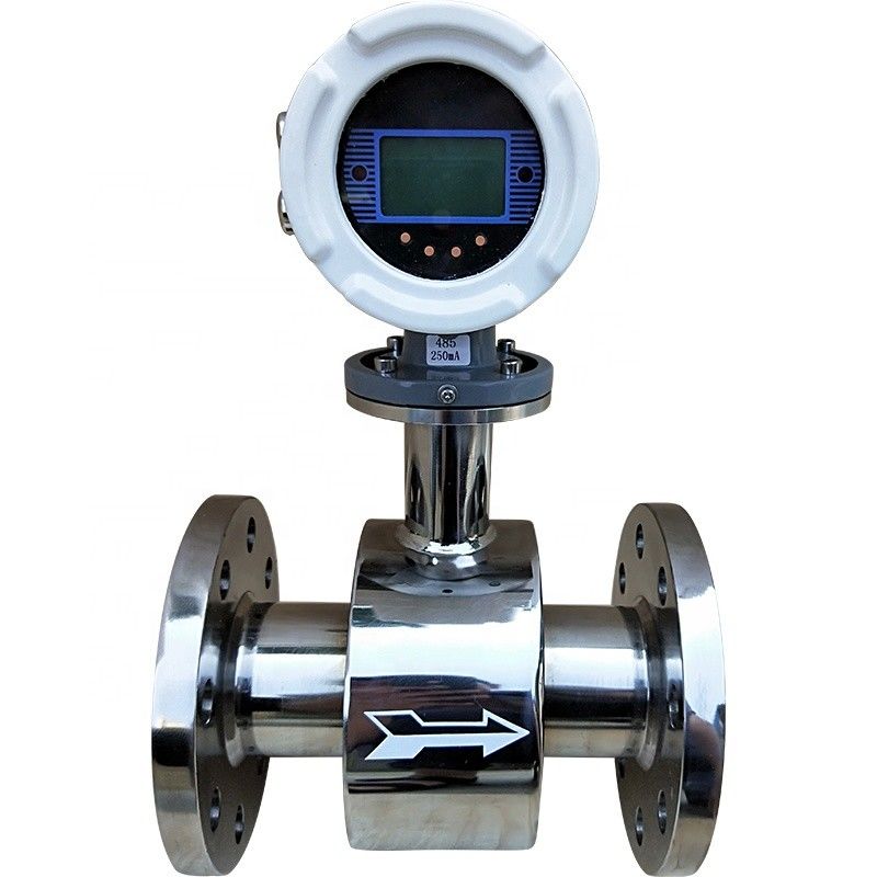 Đồng hồ đo lưu lượng kỹ thuật số OEM ODM 15m / s cho mặt bích SST 1Cr18Ni9Ti