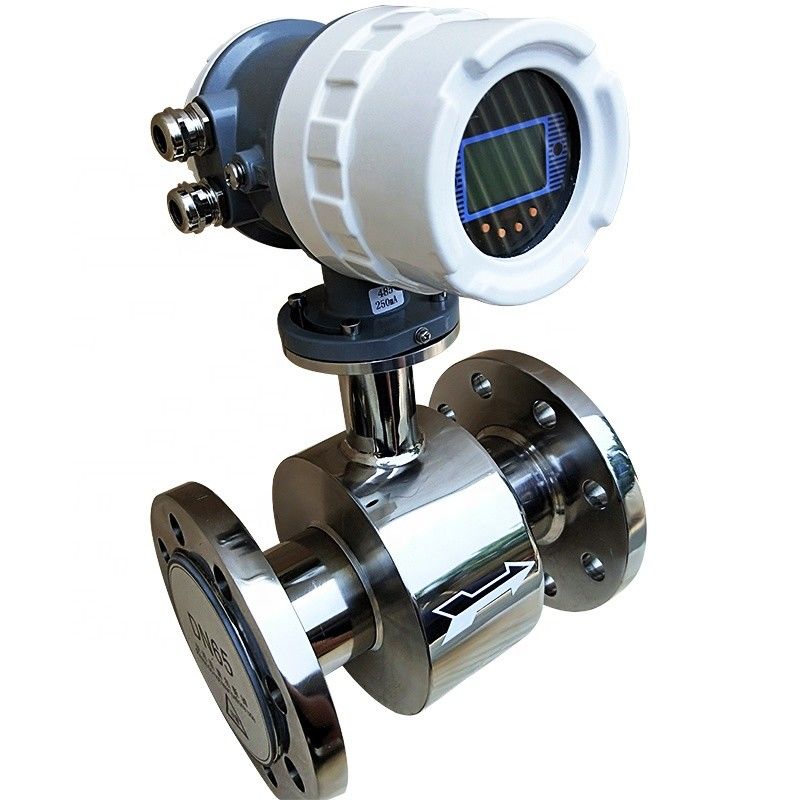 Đồng hồ đo lưu lượng kỹ thuật số tối đa 15m / s, cảm biến lưu lượng nước kỹ thuật số 4-20mA cho lĩnh vực hóa học